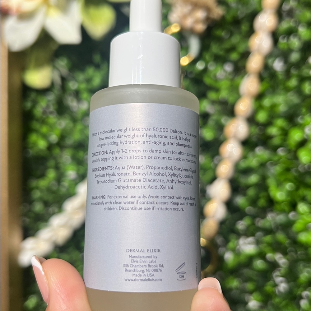 Dermal Elixir Hyaluronic Acid Serum 3000 kDa 40 ML - Picture 5 of 5
